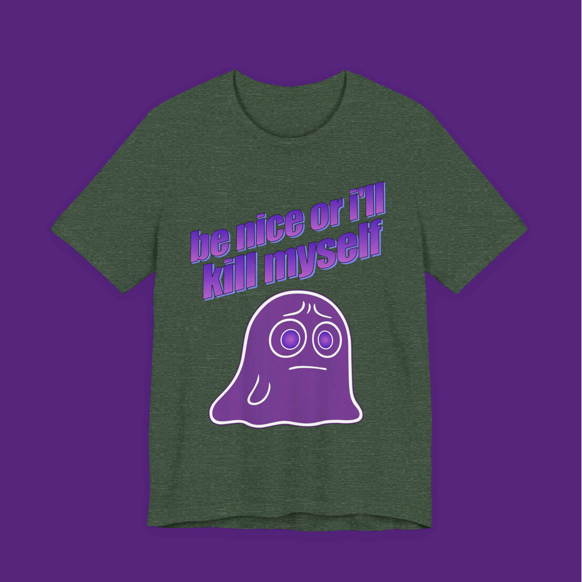 Be Nice Or I'll Kill Myself - Unisex Tee